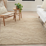 nourison graceful gru01 taupe rug