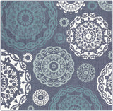 Hauteloom Reasnor REA Teal Machine Made Olefin Rug