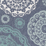 Hauteloom Reasnor REA Teal Machine Made Olefin Rug