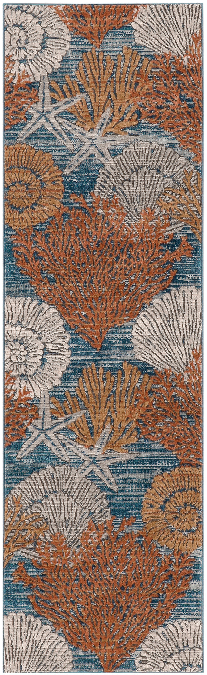 nourison seaside sds04 blue multicolor rug