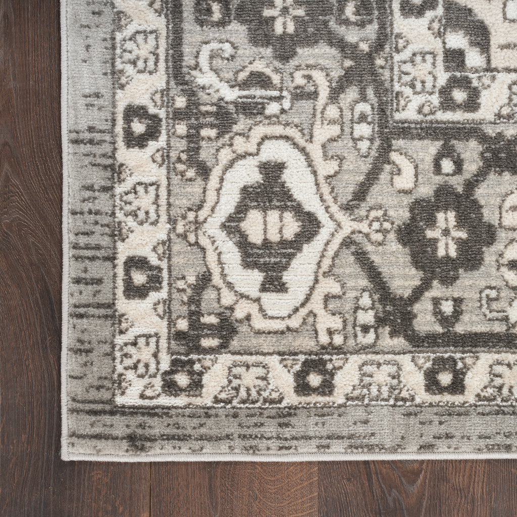 nourison quarry qua05 grey rug
