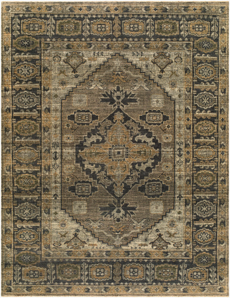 surya reign reg 2326 dark brown rug