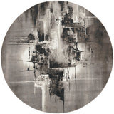 nourison twilight twi30 grey ivory black rug