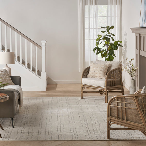nourison andes and03 ivory grey rug