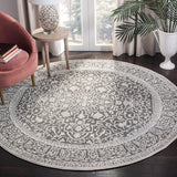 safavieh clearance reflection rft670b dark grey rug