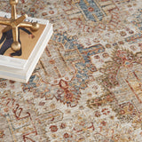 nourison sahar shr01 ivory multicolor rug