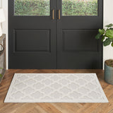 nourison easy care nes01 ivory white rug