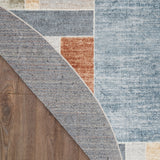 nourison astra machine washable asw09 multicolor rug