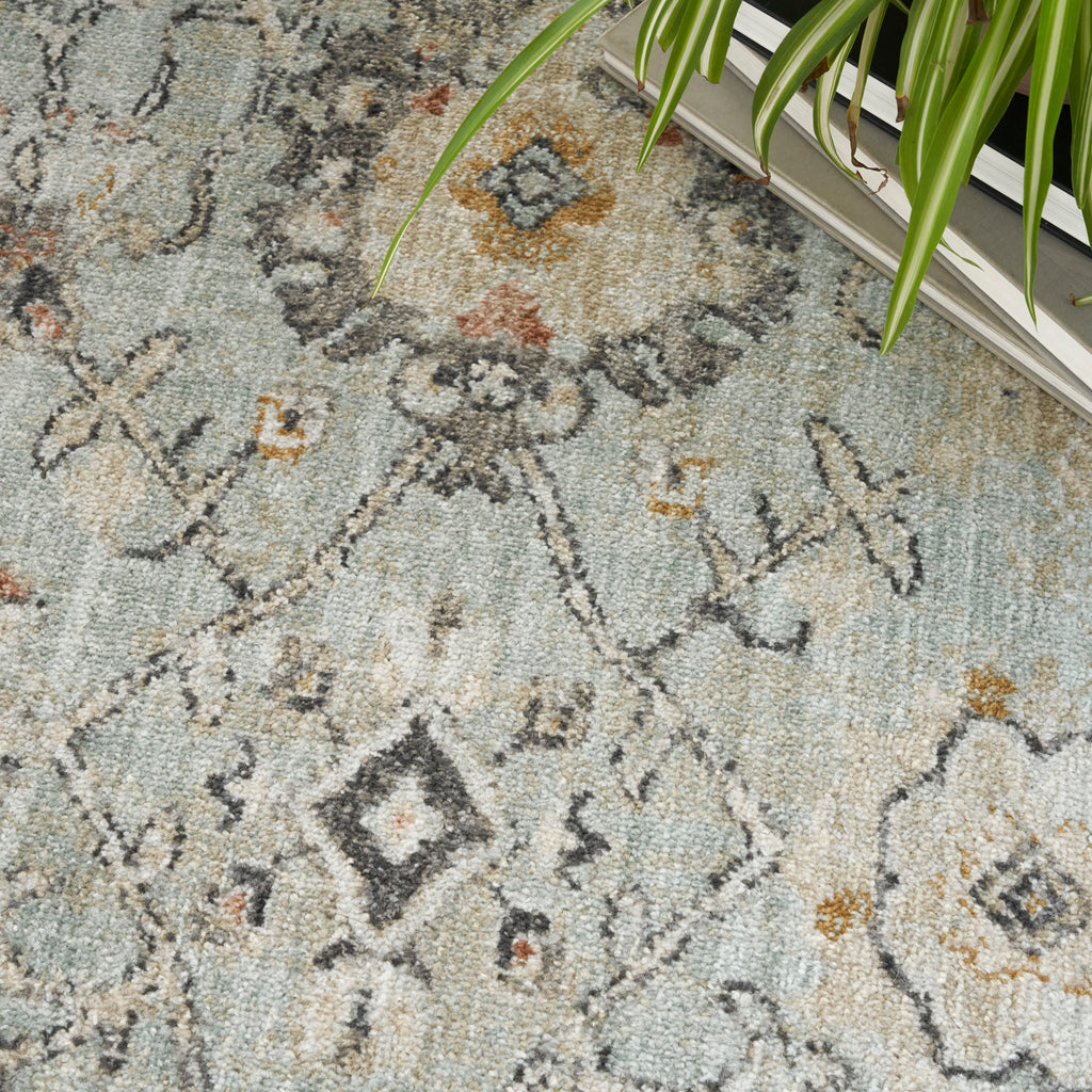 nourison oushak home ous01 mint rug