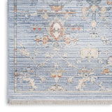 nourison elegant heirlooms elh02 blue ivory rug