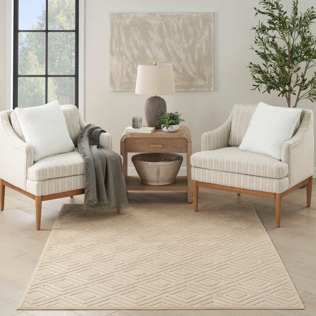 nourison care free caf03 taupe rug