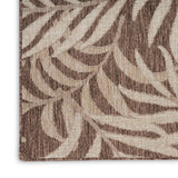nourison garden oasis goa01 mocha rug