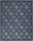 nourison easy care nes01 navy blue rug