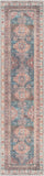 Hauteloom Ricardo RICA Blue Machine Made Chenille-Polyester Rug