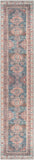 Hauteloom Ricardo RICA Blue Machine Made Chenille-Polyester Rug
