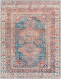 Hauteloom Ricardo RICA Blue Machine Made Chenille-Polyester Rug