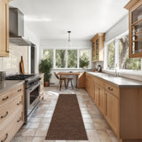 nourison washable solutions wsl01 mocha rug