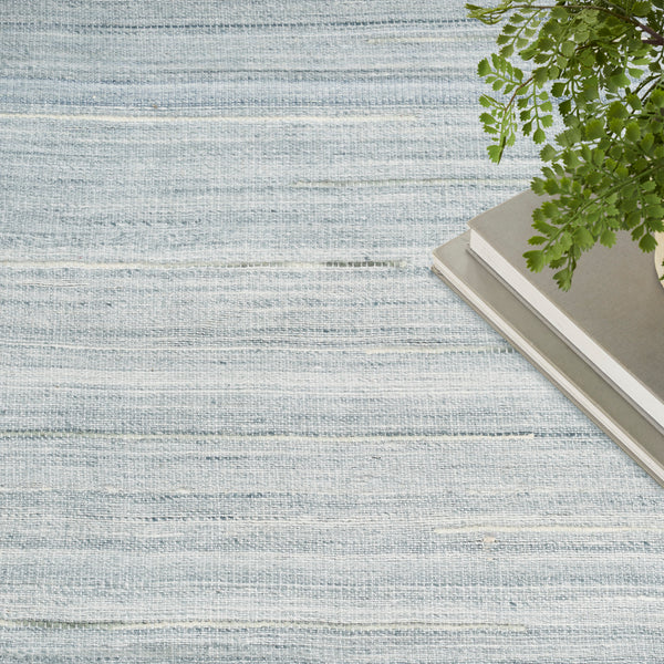 nourison interweave iwv01 light blue rug