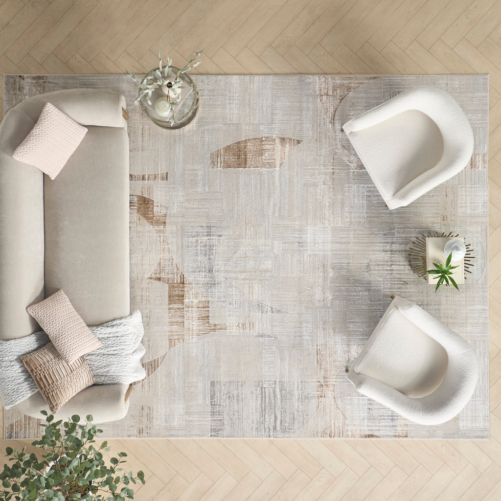 nourison iliana ili04 grey rug