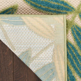 nourison aloha alh18 green multicolor rug