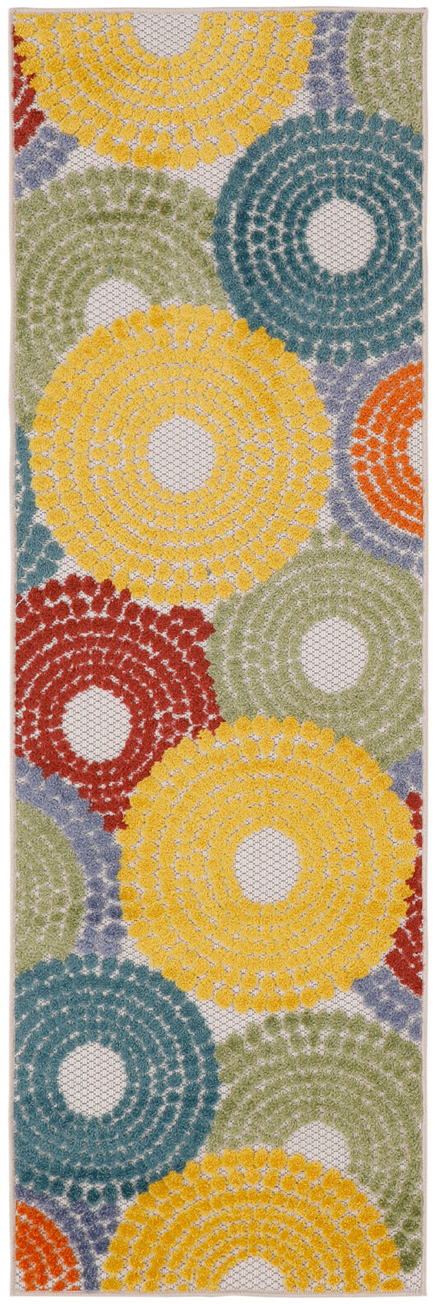 nourison aloha alh29 multicolor rug