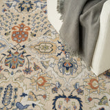 nourison allur alr03 beige rug