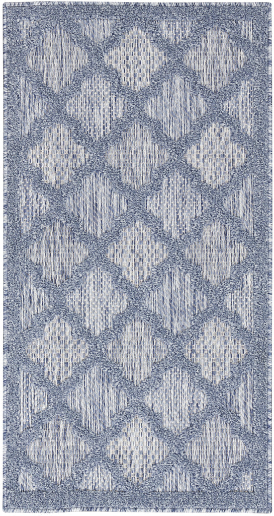nourison easy care nes01 denim blue rug