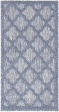nourison easy care nes01 denim blue rug