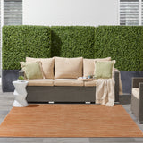 nourison nourison essentials nre01 rust rug