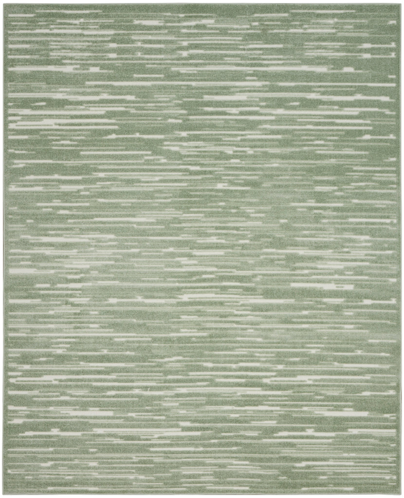 nourison care free caf04 green rug