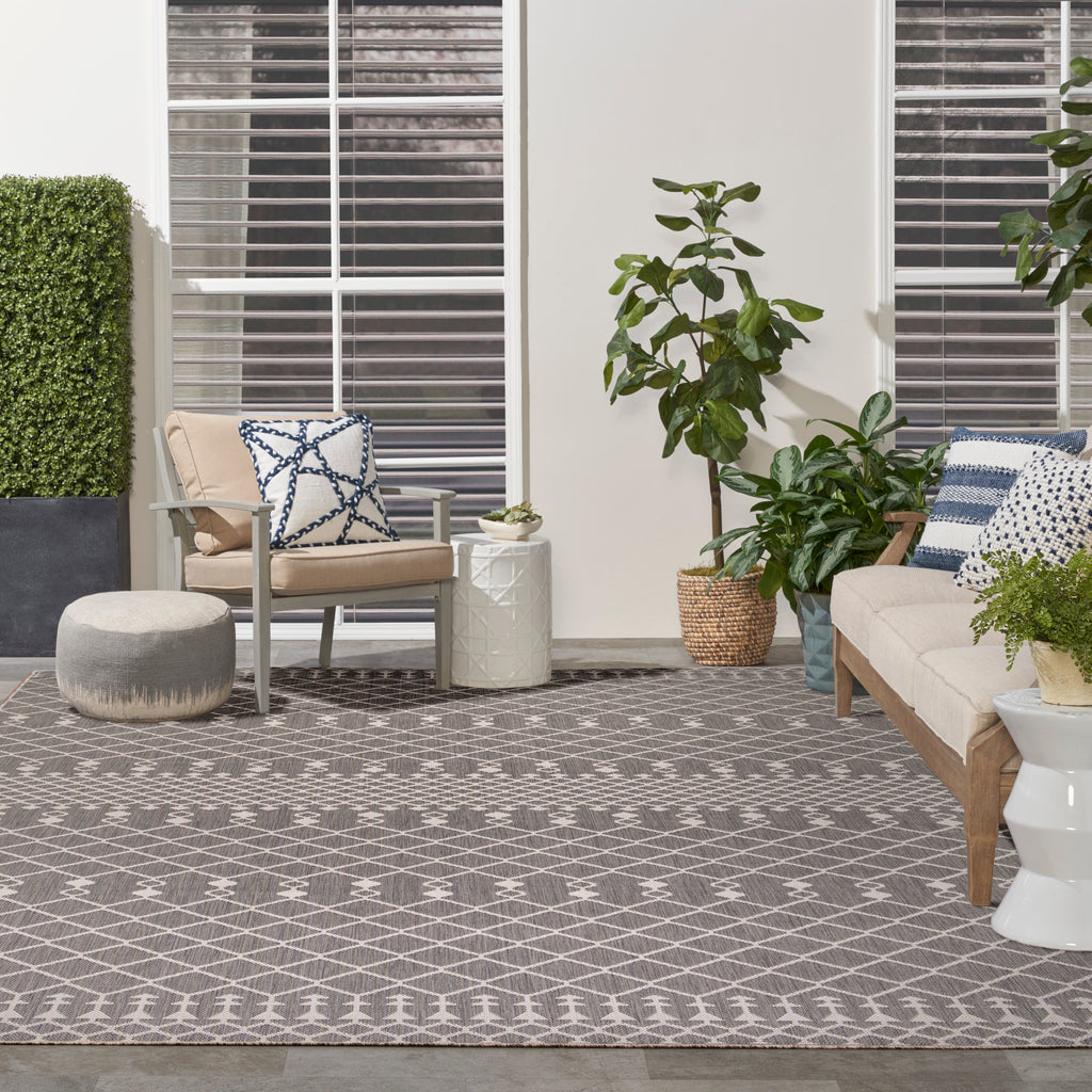 nourison positano pos02 charcoal rug