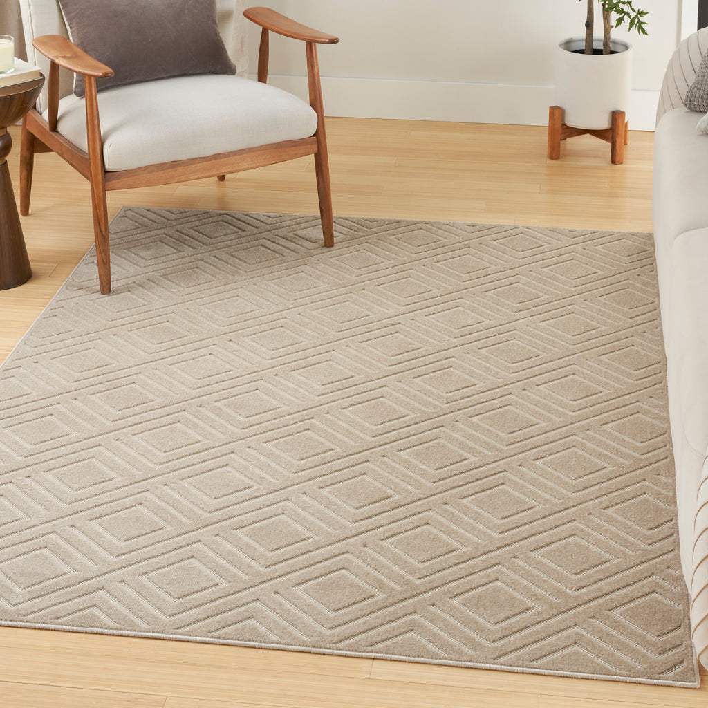 nourison care free caf03 beige rug