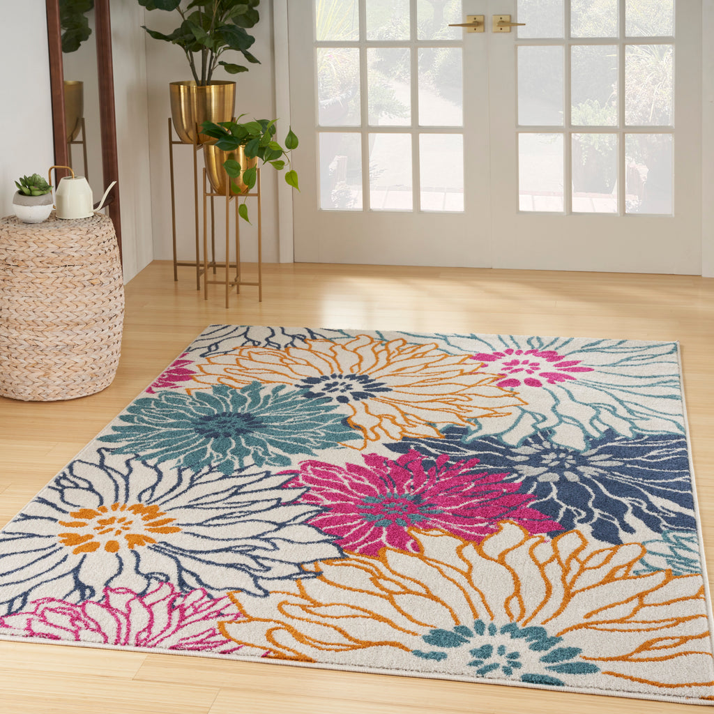 nourison passion psn17 ivory multi rug