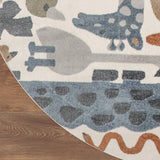nourison astra machine washable asw01 ivory rug