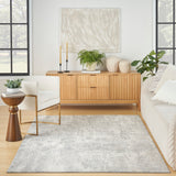 nourison exhale exl01 light grey rug