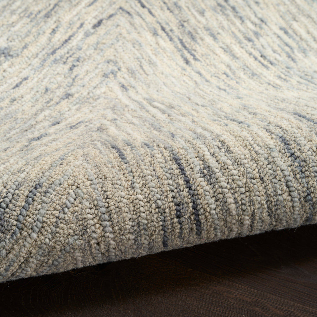 nourison pure angles ang01 grey rug