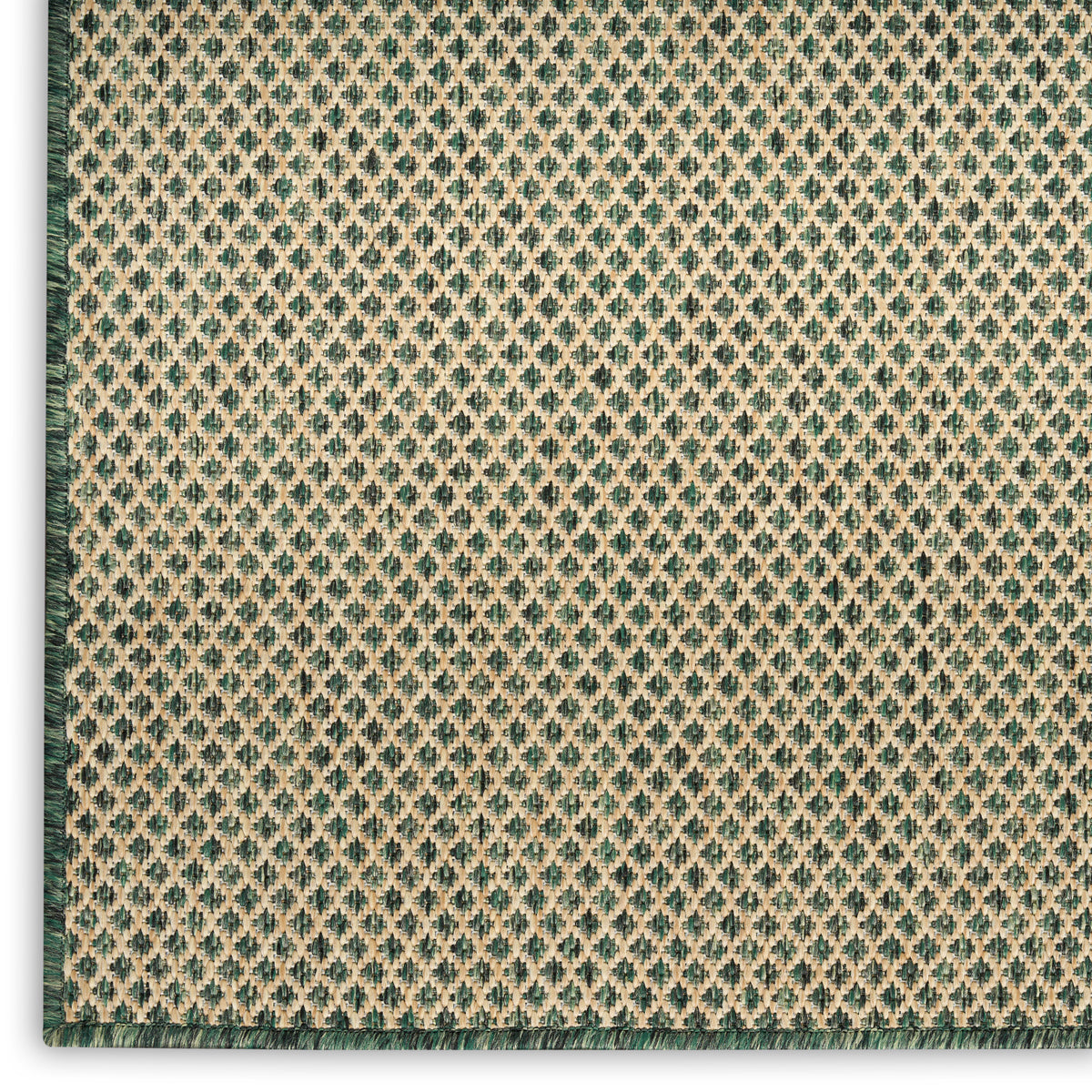 nourison courtyard cou01 green rug