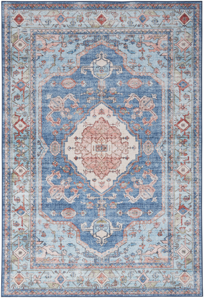 nourison fulton ful11 blue rug