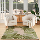 nourison aloha alh40 ivory green rug