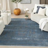 nourison luxurious lrs01 blue rug
