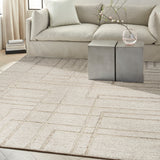 nourison ck045 impressions imp01 silver rug