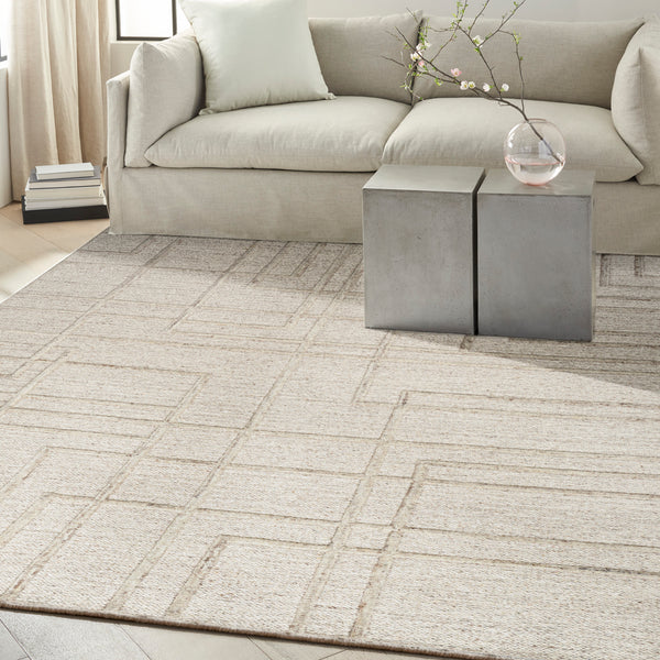 nourison ck045 impressions imp01 silver rug