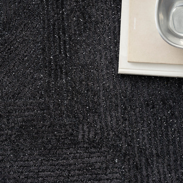 nourison ma30 star smr01 black rug