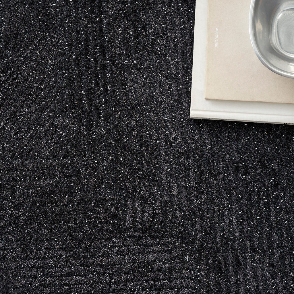 nourison ma30 star smr01 black rug
