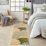nourison aloha alh05 green multicolor rug