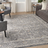 nourison lynx lnx03 slate multicolor rug