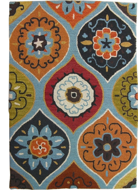 safavieh clearance roslyn ros415a multi blue rug