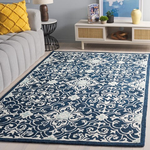 safavieh clearance roslyn ros603n navy rug