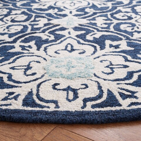 safavieh clearance roslyn ros603n navy rug