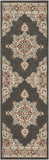 Hauteloom Roseglen ROSE Black Machine Made Olefin Rug